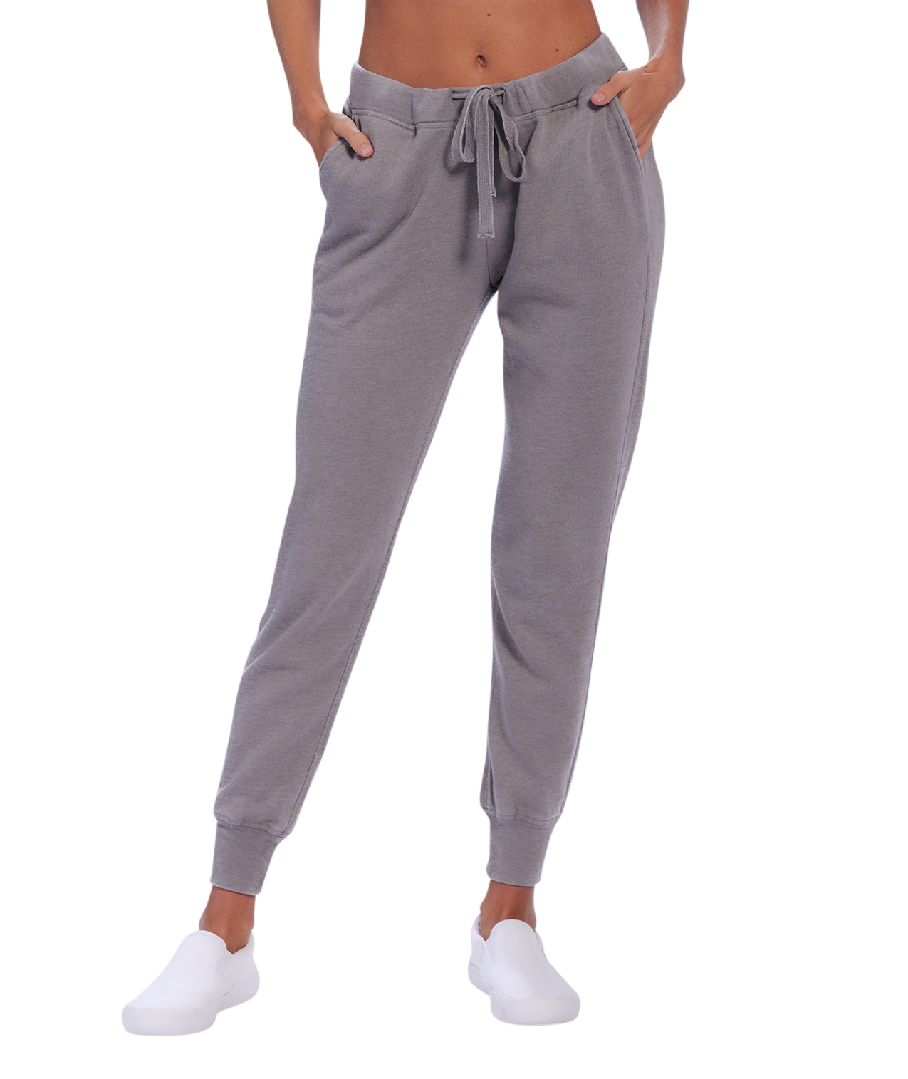 Burn Out Cotton Jogger Black