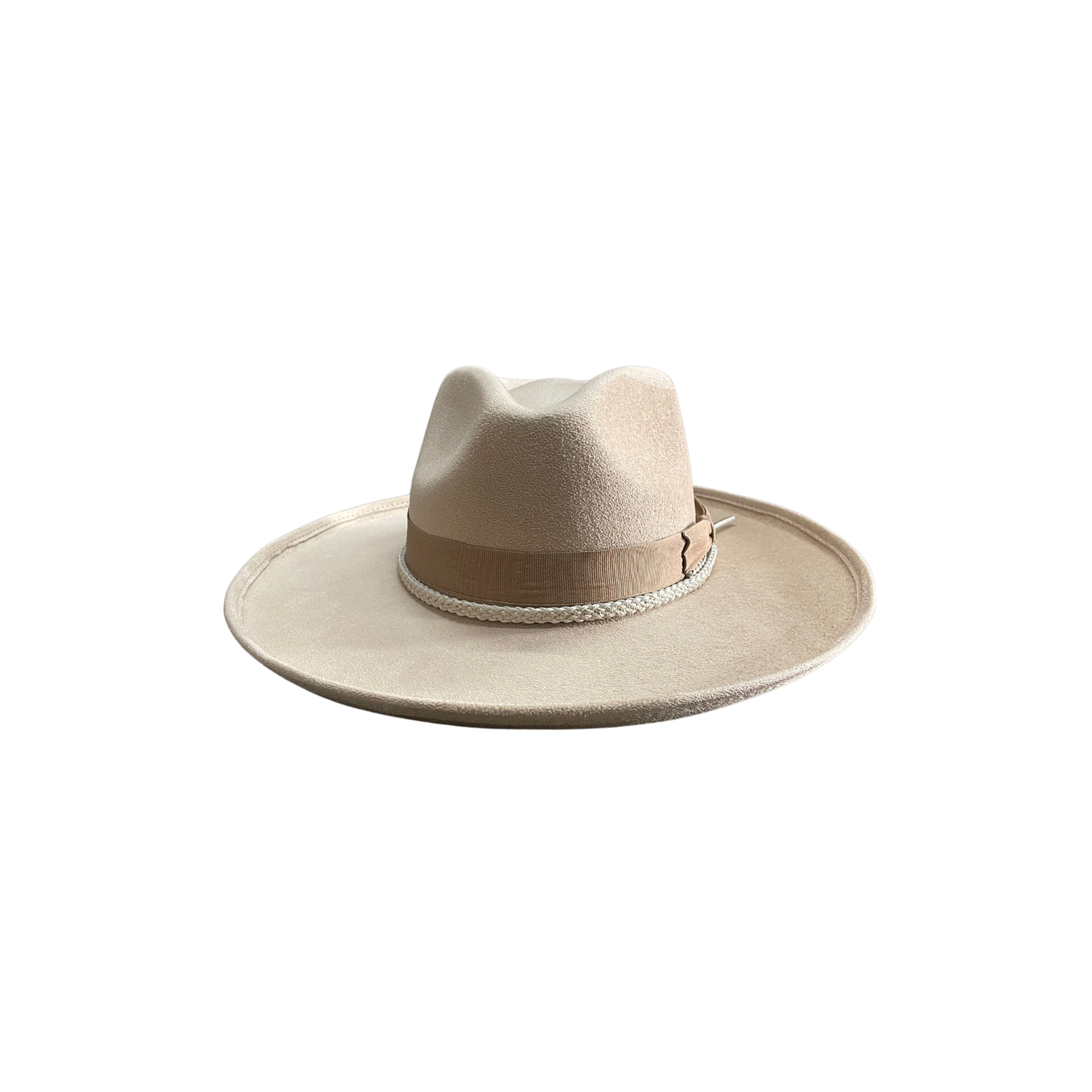 Brooke Vegan Pencil Curl Stiff Brim Fedora Hat W Accessories