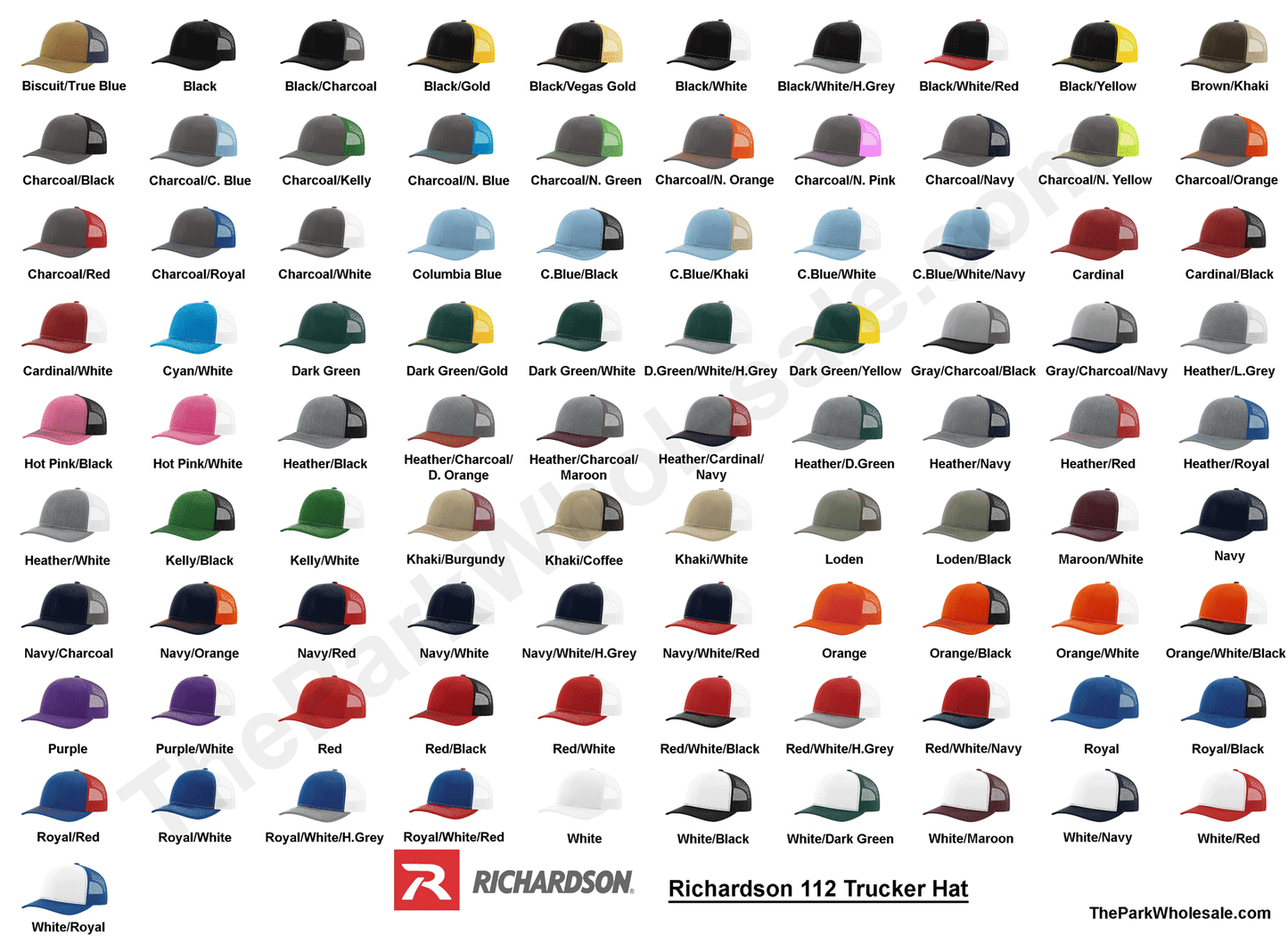 Richardson 112 Classic Premium Trucker Hat, Snapback Cap