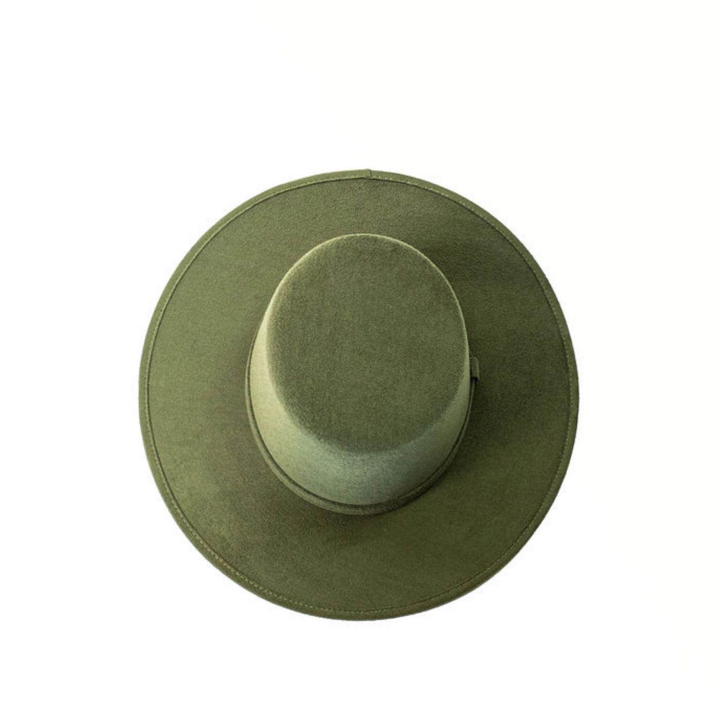 Vegan Suede Boater Hats