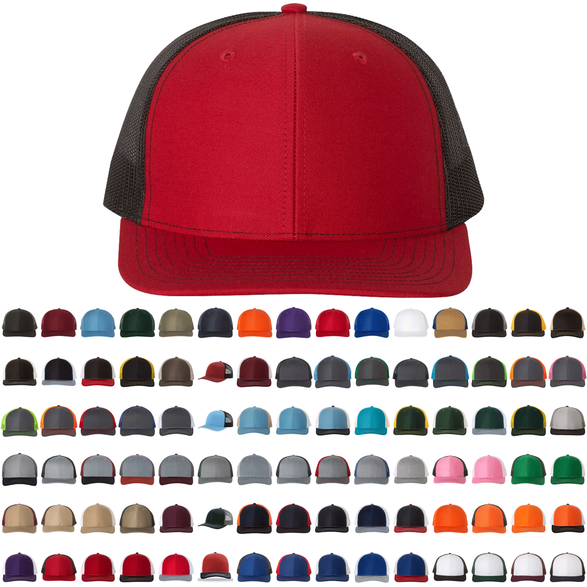 Richardson 112 Classic Premium Trucker Hat, Snapback Cap