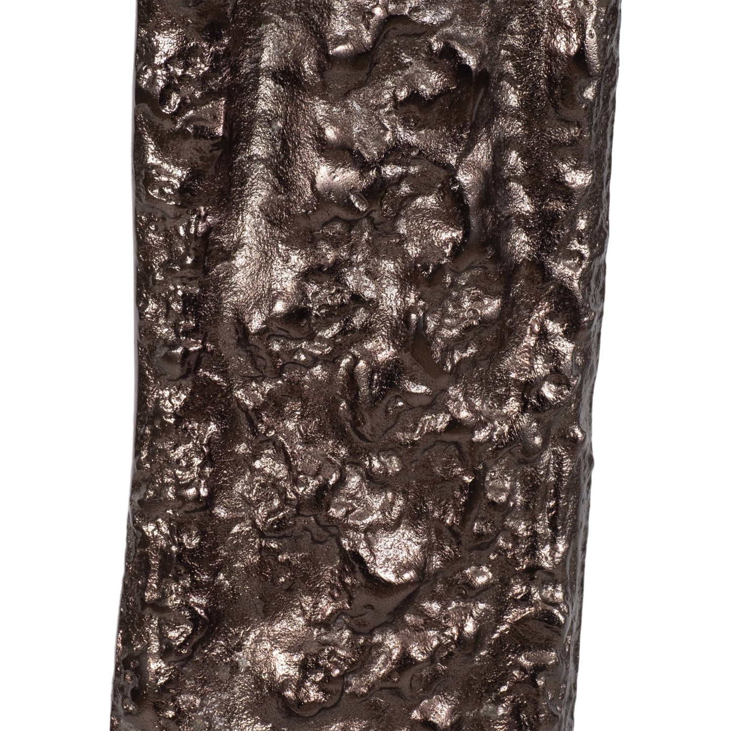 Metal Modern Tribal Floor Sculpture - Bronze, 59 in.