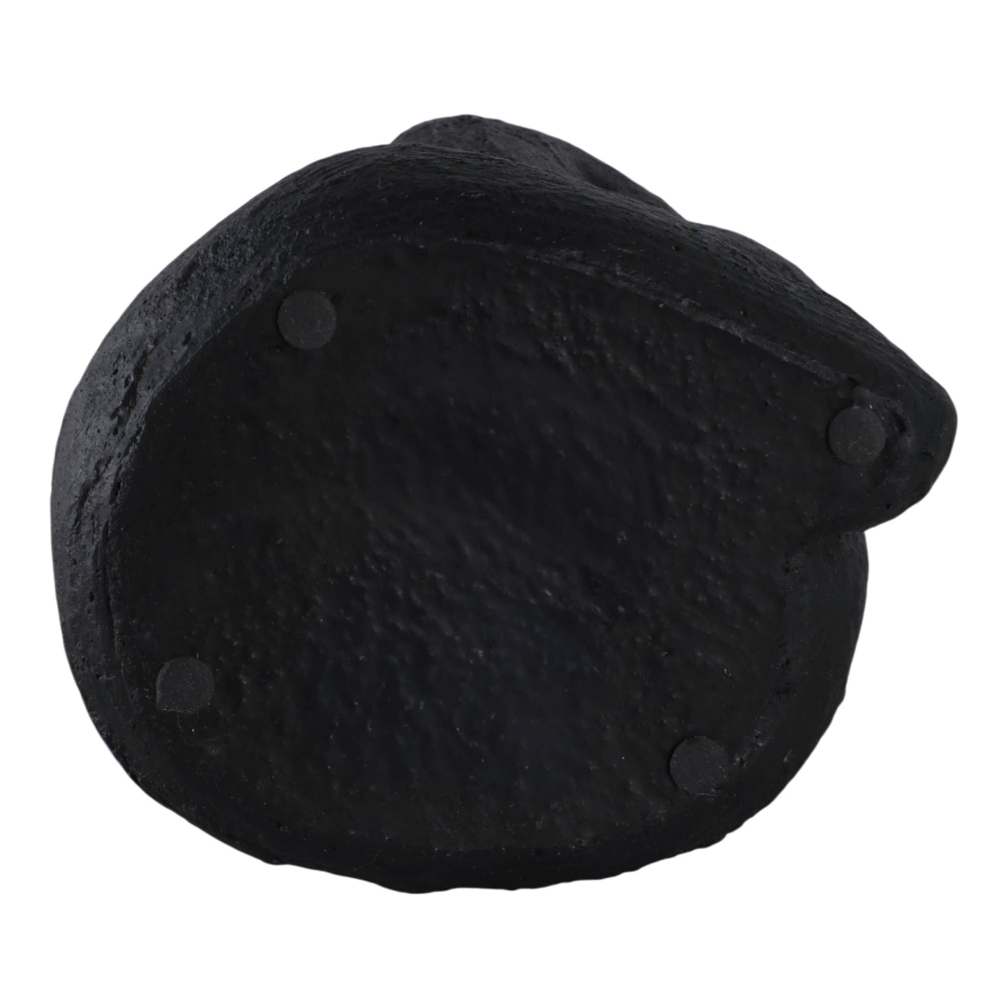 Decorative Figure - Black Ceramic Raised Arm Posing, 10 in.